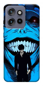 Чехол Solo leveling blue vibe для Motorola Edge 60 Neo