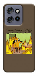 Чехол Dog in the fire для Motorola Edge 60 Neo