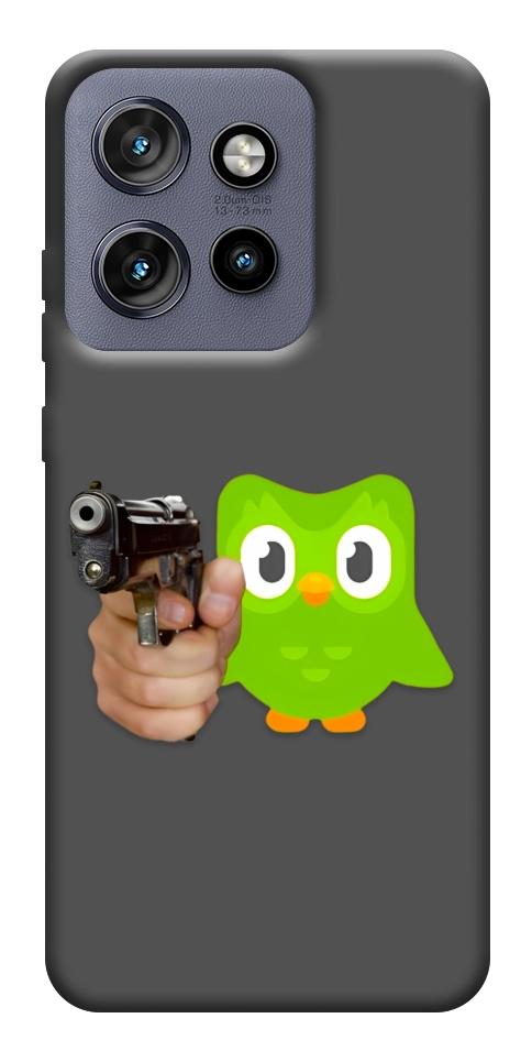 Чехол Duolingo meme для Motorola Edge 60 Neo