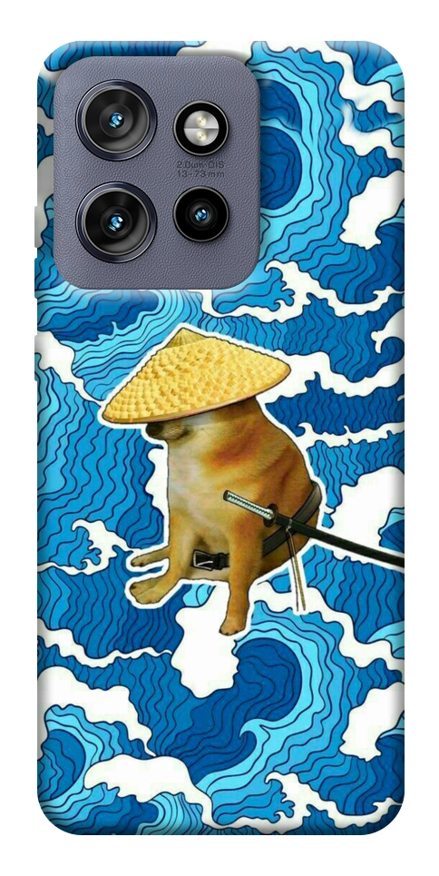 Чехол Sad dog samurai для Motorola Edge 60 Neo