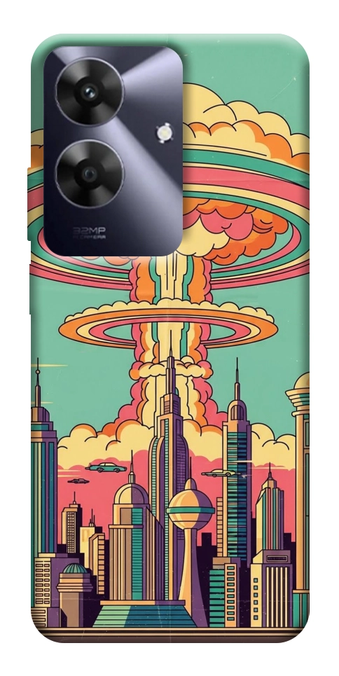 Чехол Сolorful explosion для Realme Note 60x