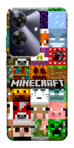 Чехол Minecraft collage для Realme Note 60x