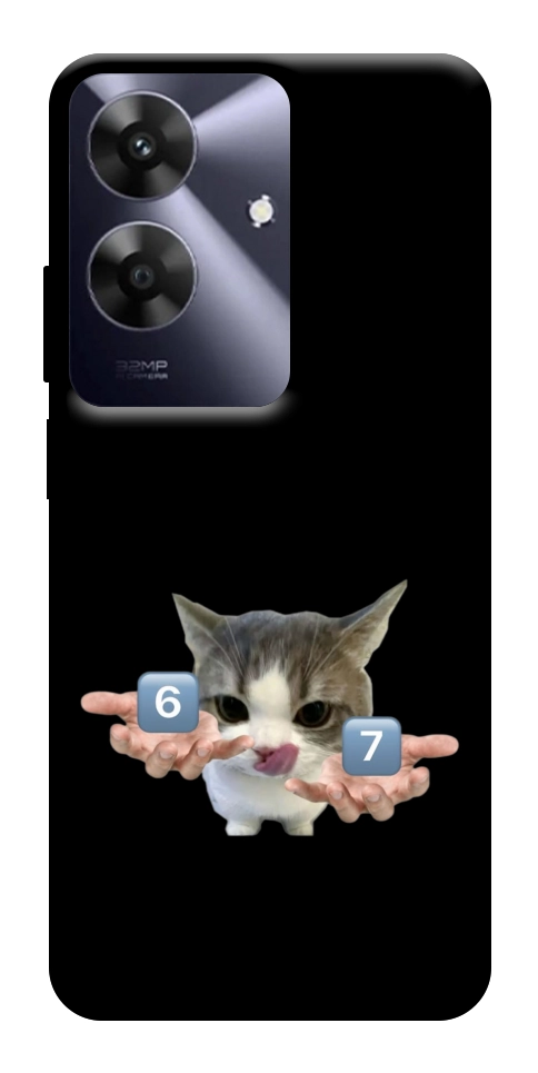 Чехол Six Seven cat для Realme Note 60x