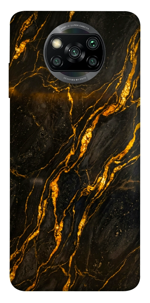 Чехол Black gold для Xiaomi Poco X3 NFC