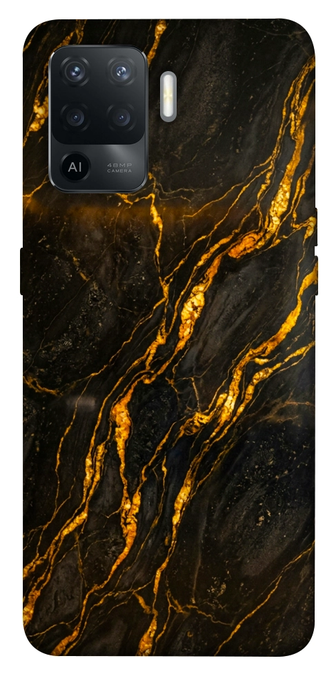 Чехол Black gold для Oppo Reno 5 Lite