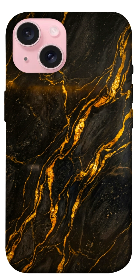 Чохол Black gold для iPhone 15