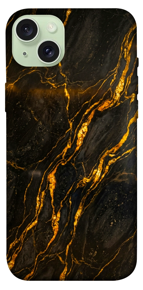 Чехол Black gold для iPhone 15 Plus