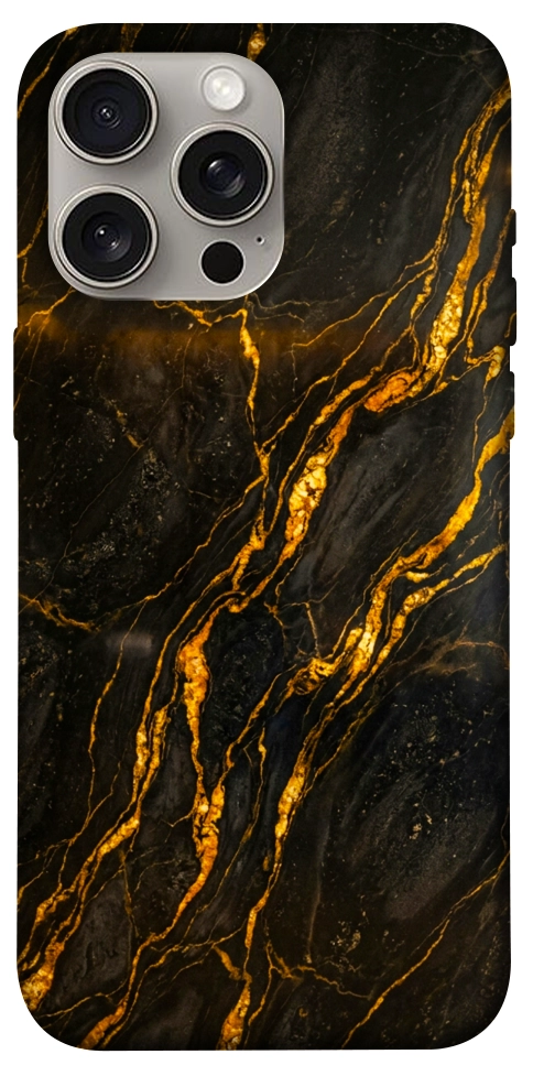 Чехол Black gold для iPhone 15 Pro Max