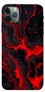 Чохол Black red marble для iPhone 11 Pro Max