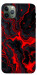 Чехол Black red marble для iPhone 11 Pro Max
