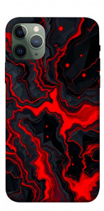 Чохол Black red marble для iPhone 11 Pro