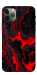 Чохол Black red marble для iPhone 11 Pro