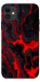 Чехол Black red marble для iPhone 11
