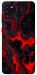 Чехол Black red marble для Galaxy A31 (2020)