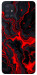Чохол Black red marble для Galaxy A51 (2020)
