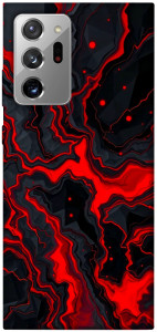 Чехол Black red marble для Galaxy Note 20 Ultra