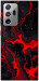 Чехол Black red marble для Galaxy Note 20 Ultra