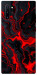 Чохол Black red marble для Galaxy Note 10+ (2019)
