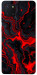 Чехол Black red marble для Galaxy Note 10 Lite (2020)