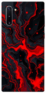 Чохол Black red marble для Galaxy Note 10 (2019)