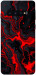 Чехол Black red marble для Galaxy S10 (2019)
