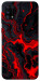 Чехол Black red marble для Galaxy M31 (2020)
