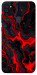 Чехол Black red marble для Galaxy M11 (2020)