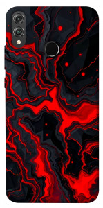 Чохол Black red marble для Huawei Honor 8X
