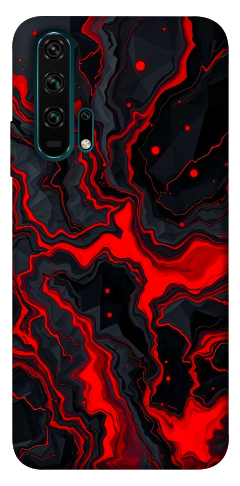 Чехол Black red marble для Huawei Honor 20 Pro