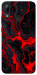 Чехол Black red marble для Huawei P Smart (2019)