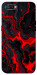 Чохол Black red marble для Realme C2