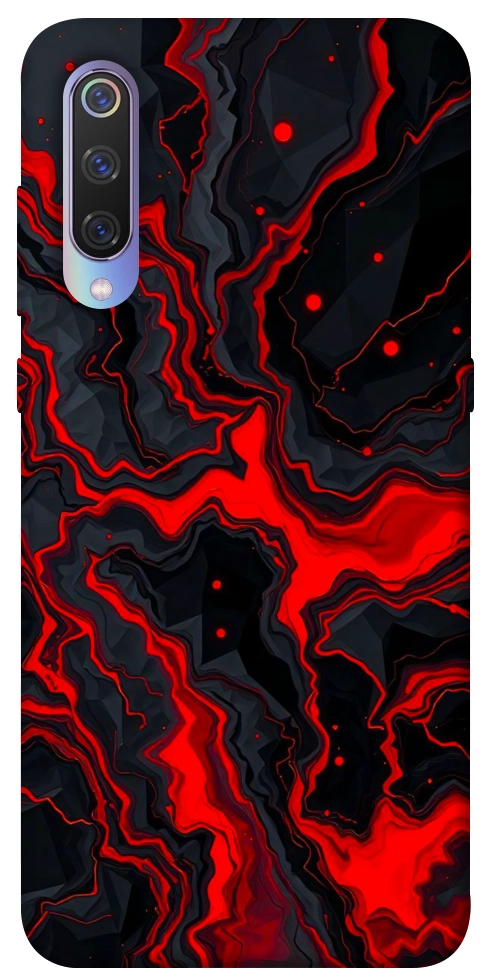 Чохол Black red marble для Xiaomi Mi 9