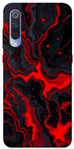 Чехол Black red marble для Xiaomi Mi 9