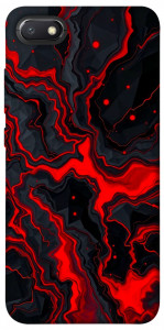 Чехол Black red marble для Xiaomi Redmi 6A