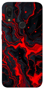 Чехол Black red marble для Xiaomi Redmi 7