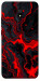 Чехол Black red marble для Xiaomi Redmi 8a