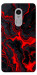 Чехол Black red marble для Xiaomi Redmi Note 4X