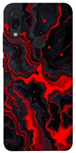 Чехол Black red marble для Xiaomi Redmi Note 7S