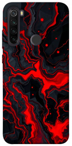 Чехол Black red marble для Xiaomi Redmi Note 8T