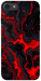 Чехол Black red marble для iPhone 8