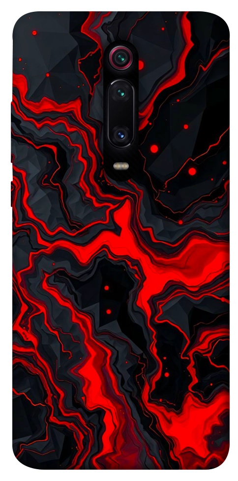 Чохол Black red marble для Xiaomi Redmi K20 Pro