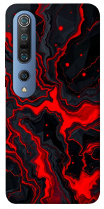 Чохол Black red marble для Xiaomi Mi 10 Pro