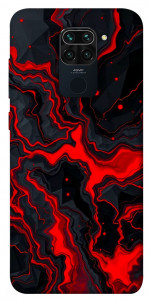Чохол Black red marble для Xiaomi Redmi 10X