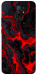 Чехол Black red marble для Xiaomi Redmi 9