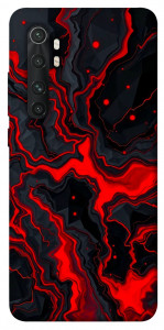 Чехол Black red marble для Xiaomi Mi Note 10 Lite