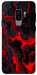 Чехол Black red marble для Galaxy S9+