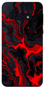 Чохол Black red marble для Galaxy S10e