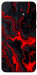 Чохол Black red marble для Galaxy S10e