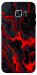 Чохол Black red marble для Galaxy S7 Edge