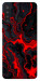 Чехол Black red marble для Galaxy A21